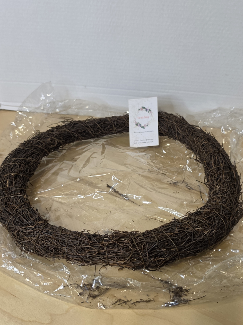 Unbranded Natural Brown Grapevine Wreath